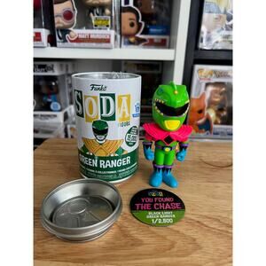 CHASE EXCLUSIVE Blacklight Red Power Ranger Funko Soda LE Tommy Oliver GITD BL